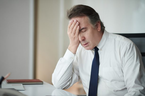 Businessman Realizing Mistake